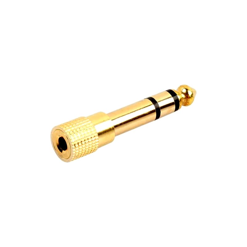 3.5mm Female to 6.35mm Male TRS Stereo Audio Adapter