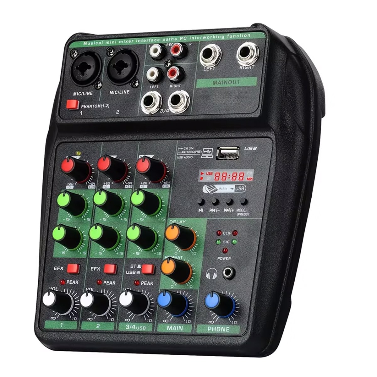 BOMGE 4-Channel Mixer