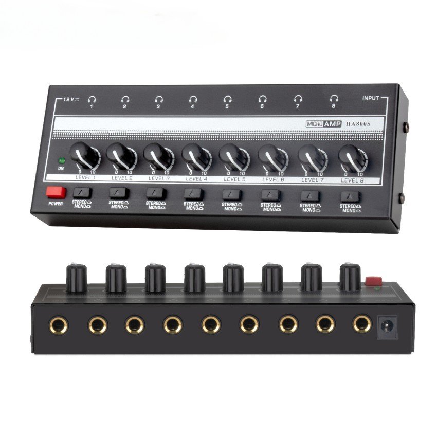 8-Channel Headphone Amplifier