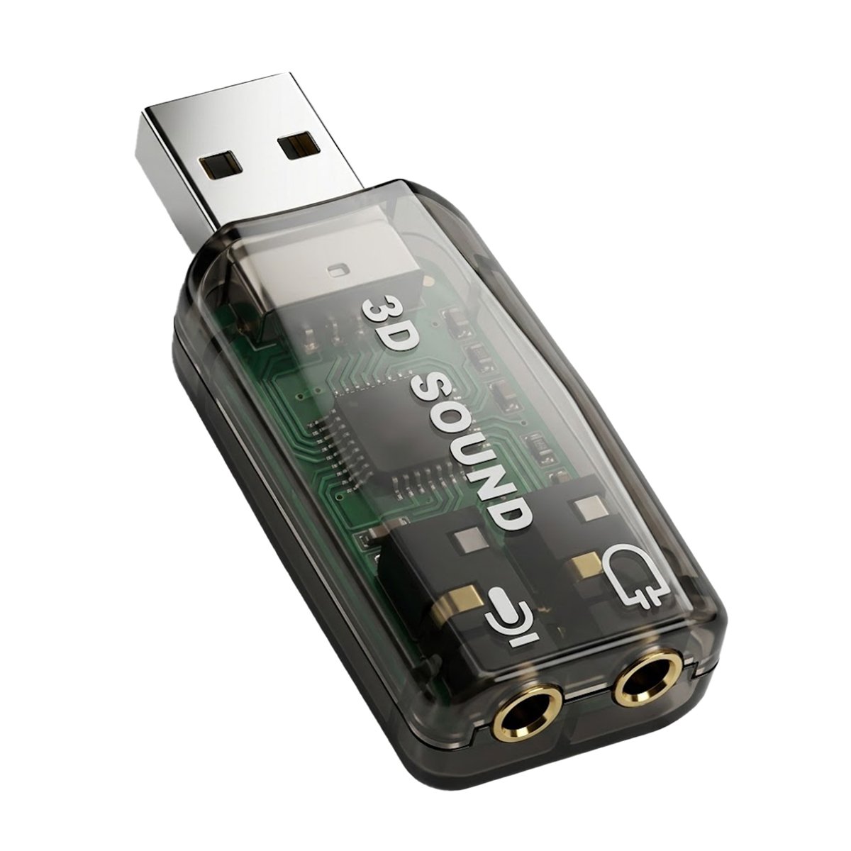 3D Sound Card Audio Adapter