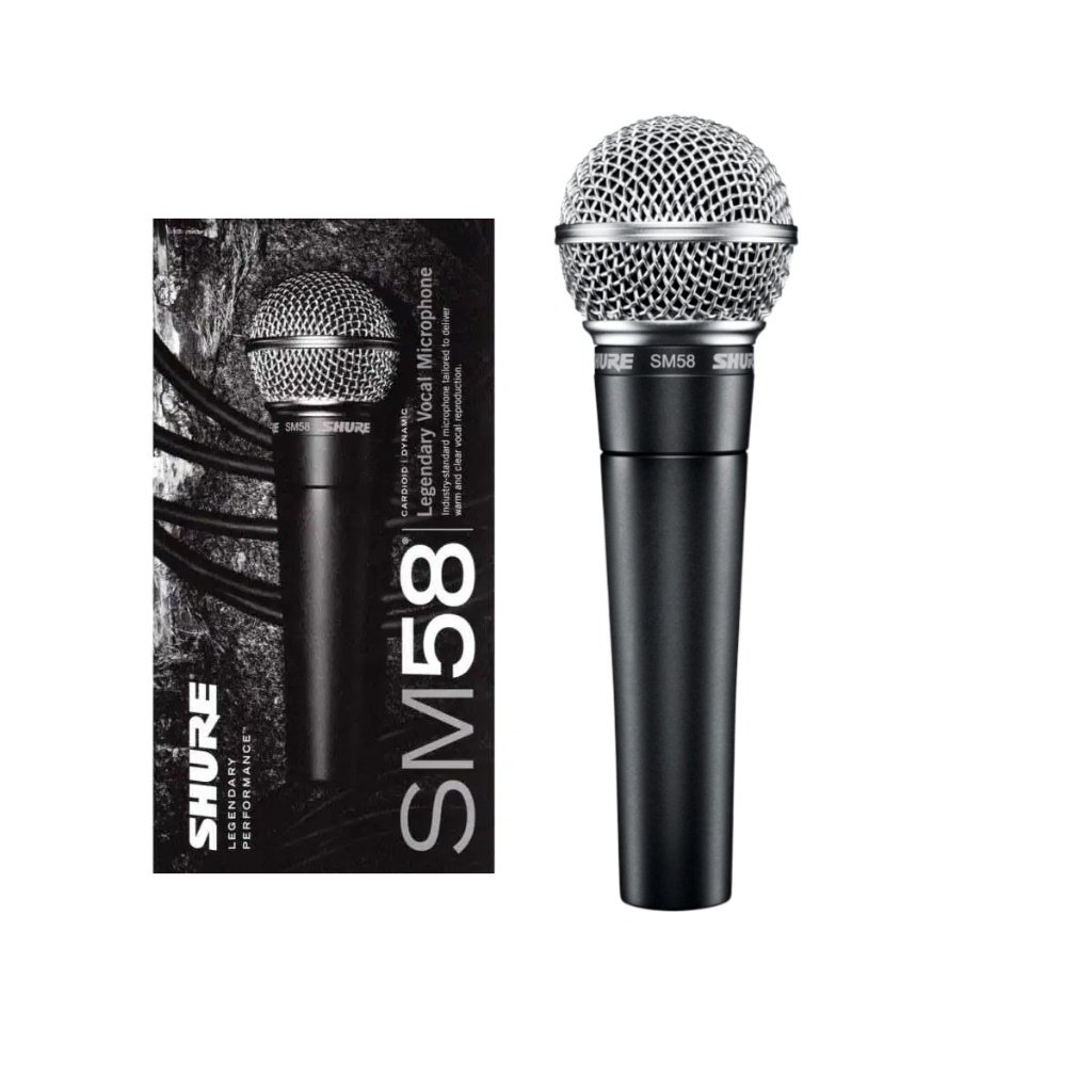 Shure SM58 Cardioid Dynamic Vocal Microphone Bundle